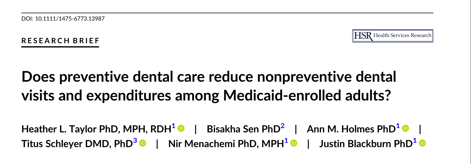 Preventive Dental Care Research PDF Preview